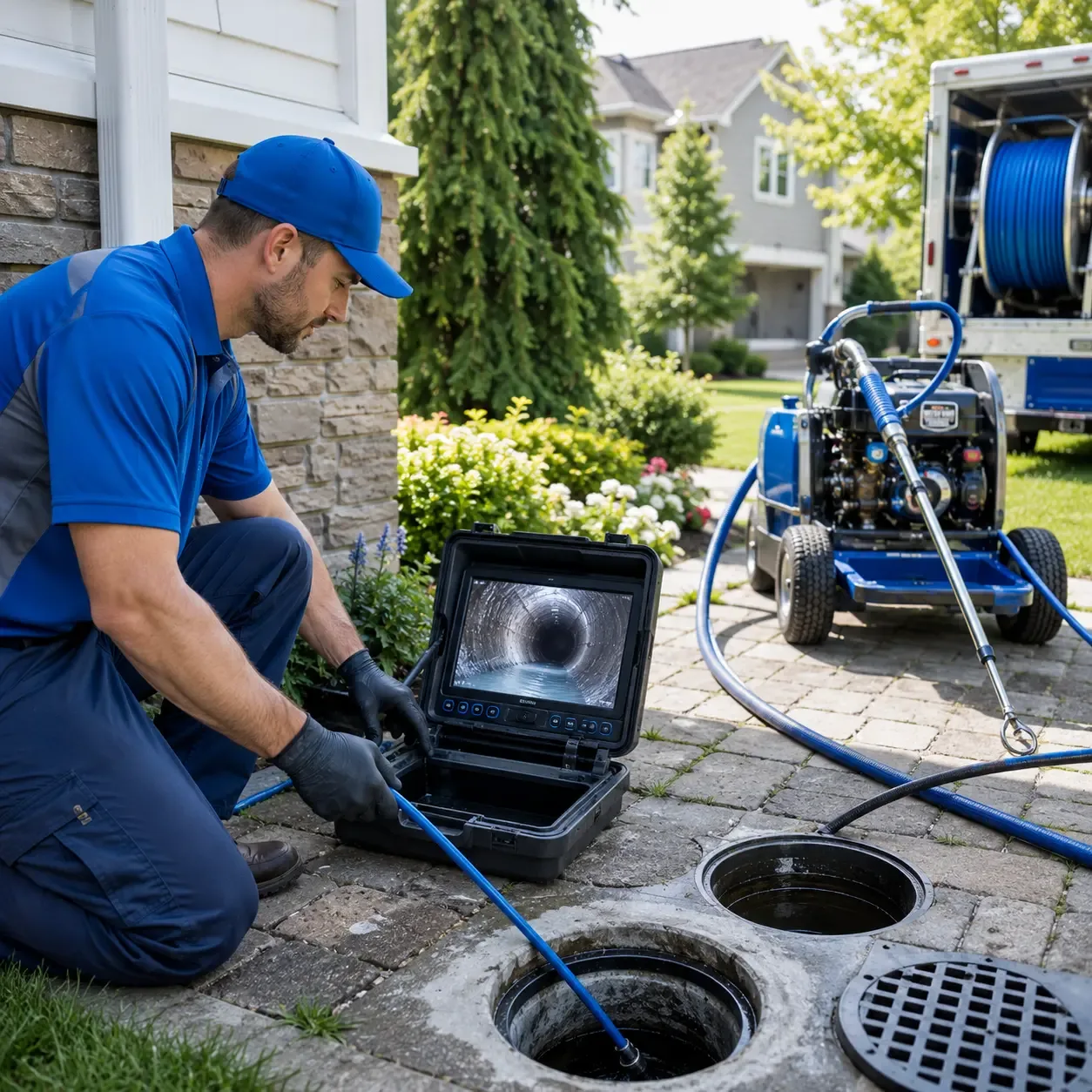 Outdoor drain cleaning professionals serving Middle Haddam, CT